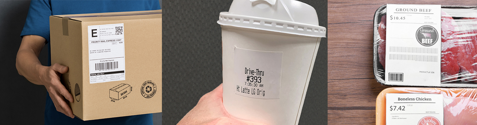 linerless-label-uses-shipping-coffee-cup-meat-label