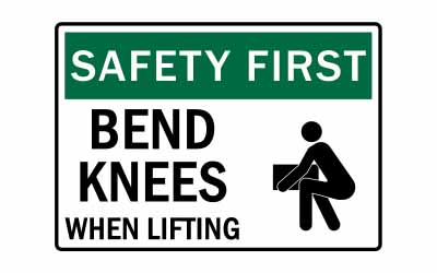 Forklift Safety Sign